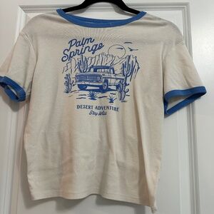 VINYL Icons Palm Springs Graphic T Size XL Cropped